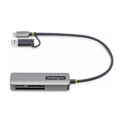 StarTech.com Lecteur de Cartes Mémoire Multi-Média USB 3.0, SD/microSD/CF - lecteur de carte - USB 3.0/USB-C