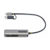 StarTech.com Lecteur de Cartes Mémoire Multi-Média USB 3.0, SD/microSD/CF - lecteur de carte - USB 3.0/USB-C