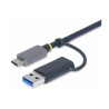 StarTech.com Lecteur de Cartes Mémoire Multi-Média USB 3.0, SD/microSD/CF - lecteur de carte - USB 3.0/USB-C