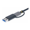 StarTech.com Lecteur de Cartes Mémoire Multi-Média USB 3.0, SD/microSD/CF - lecteur de carte - USB 3.0/USB-C