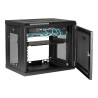 Startech Rack serveur 9U à montage mural - Boîtier armoire serveur - Jusqu'à 43,1 cm de profondeur - Armoire réseau - armoire...
