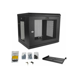Startech Rack serveur 9U à montage mural - Boîtier armoire serveur - Jusqu'à 43,1 cm de profondeur - Armoire réseau - armoire...