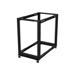 StarTech.com 4POSTRACK18U Rack serveur réglable à cadre ouvert 18U - 4 montants - 55,9 cm à 101,5 cm - rack - 18U