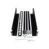 StarTech.com Rails 2U fixes - Universels - Rails pour rack serveur - 19" - Profondeur réglable - rail de rack - 2U
