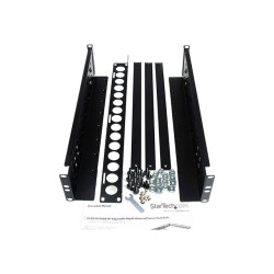 StarTech.com Rails 2U fixes - Universels - Rails pour rack serveur - 19" - Profondeur réglable - rail de rack - 2U