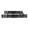 StarTech.com Rails 2U fixes - Universels - Rails pour rack serveur - 19" - Profondeur réglable - rail de rack - 2U