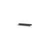 Horizontal Cable Manager, 1U x 4" Deep, Single-Sided with Cover