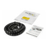 StarTech.com Gaine spirale range-câble en noir - 1,5 m - Diamètre de 25 mm - Avec outil pour insérer les câbles (CMSCOILED) -...