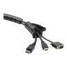StarTech.com Gaine spirale range-câble en noir - 1,5 m - Diamètre de 25 mm - Avec outil pour insérer les câbles (CMSCOILED) -...