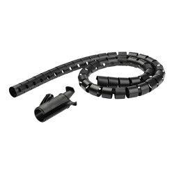 StarTech.com Gaine spirale range-câble en noir - 2,5 m - Diamètre de 45 mm - Avec outil pour insérer les câbles (CMSCOILED4)...