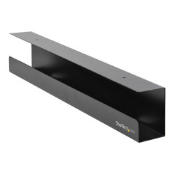 StarTech.com Goulotte Passe Câble Sous Bureau - Goulotte Rangement Câbles Bureau/Pupitre - Câbles/Fils/Rallonges - Gestion Câ...