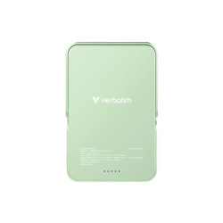 Verbatim Charge 'n' Go banque d'alimentation sans fil - magnétique, avec support - Li-pol - USB-C - 20 Watt