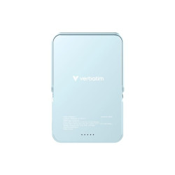 Verbatim Charge 'n' Go banque d'alimentation sans fil - magnétique, avec support - Li-pol - USB-C - 20 Watt