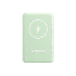 Verbatim Charge 'n' Go banque d'alimentation sans fil - support magnétique - Li-pol - USB-C - 20 watt