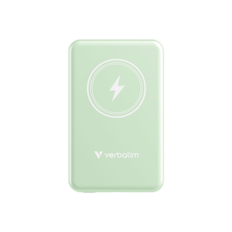 Verbatim Charge 'n' Go banque d'alimentation sans fil - support magnétique - Li-pol - USB-C - 20 watt