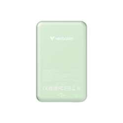 Verbatim Charge 'n' Go banque d'alimentation sans fil - support magnétique - Li-pol - USB-C - 20 watt