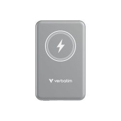 Verbatim Charge 'n' Go banque d'alimentation sans fil - support magnétique - Li-pol - USB-C - 20 watt