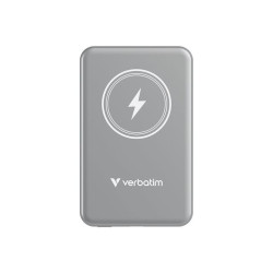 Verbatim Charge 'n' Go banque d'alimentation sans fil - support magnétique - Li-pol - USB-C - 20 watt
