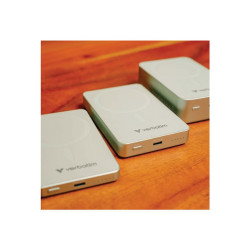 Verbatim Charge 'n' Go Essentials banque d'alimentation sans fil - magnétique - USB-C - 20 Watt