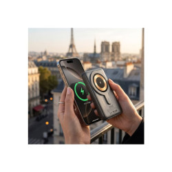 Urban Factory MAGNEE POWER banque d'alimentation sans fil - magnétique, compatible Magsafe - USB-C, USB type A - 22.5 watt