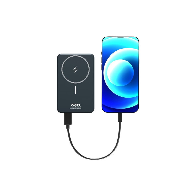 PORT Connect banque d'alimentation sans fil - Li-pol - USB type A, USB-C - 20 Watt