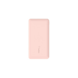 Belkin Batterie externe 3 ports 10K avec câble USB-A vers USB-C rose