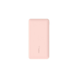 Belkin Batterie externe 3 ports 10K avec câble USB-A vers USB-C rose