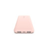 Belkin Batterie externe 3 ports 10K avec câble USB-A vers USB-C rose