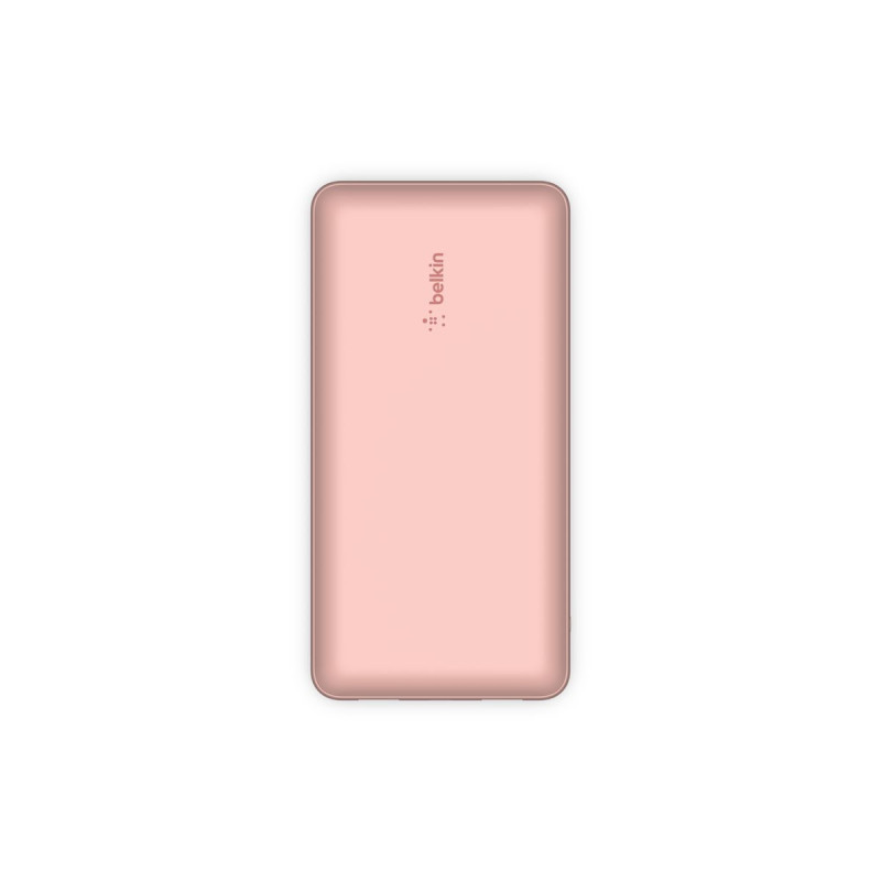 Belkin Powerbank 20 K, 15 W USB-C (cable inclus) + 2 USB-A Rose