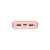Belkin Powerbank 20 K, 15 W USB-C (cable inclus) + 2 USB-A Rose
