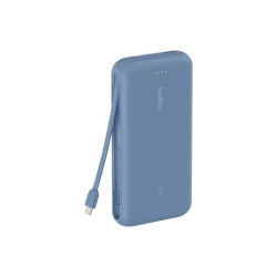 Belkin Powerbank 20 000 mAh PD 30W avec Cable USB-C intégré