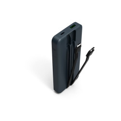 PORT Connect banque d'alimentation - avec câbles USB-C intégrés - Li-pol - 3 x USB-C, USB - 20 Watt