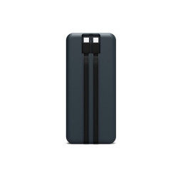 PORT Connect banque d'alimentation - avec câbles USB-C intégrés - Li-pol - 3 x USB-C, USB - 20 Watt