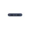 Belkin Batterie externe 3 ports 10K avec câble USB-A vers USB-C bleu