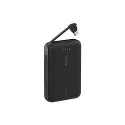 Belkin Batterie de secours USB-C 10000 mAh avec Cable USB-C intégré noir