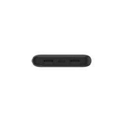Belkin Batterie externe 3 ports 10K avec câble USB-A vers USB-C noir