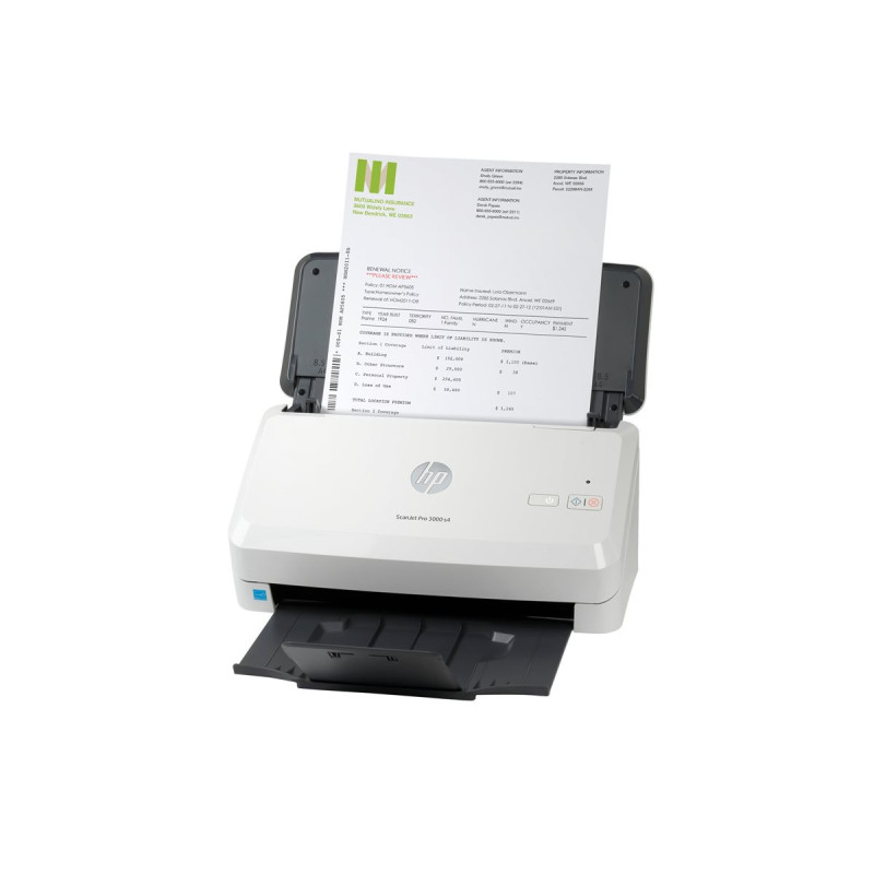 HP ScanJet Pro 3000 s4 scanner à défilement A4 recto-verso - 40 ppm