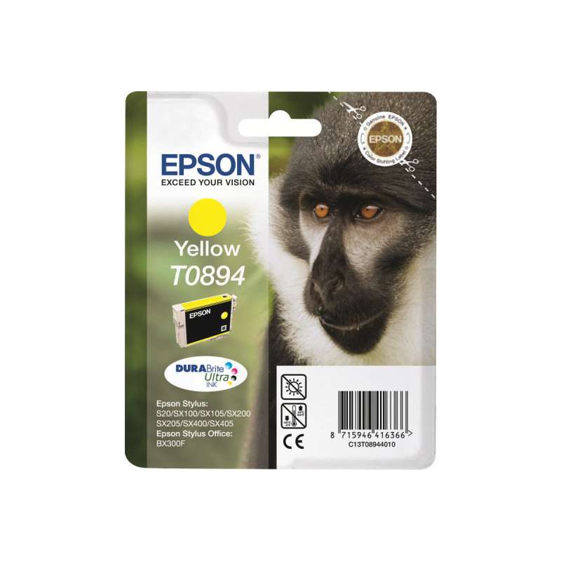 Babouin T0894 Yellow blister sans alarme