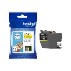 Brother LC421Y - jaune - original - cartouche d'encre