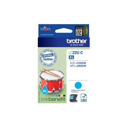 Brother LCLC22UC - XL - cyan - original - cartouche d'encre