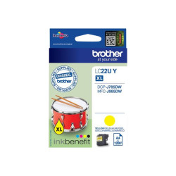 Brother LC22UY - XL - jaune - original - cartouche d'encre