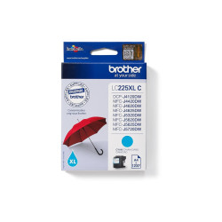 Brother LC225XLC - cyan - original - cartouche d'encre