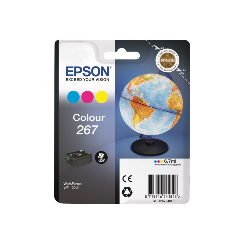 Epson 267 - jaune, cyan, magenta - original - cartouche d'encre