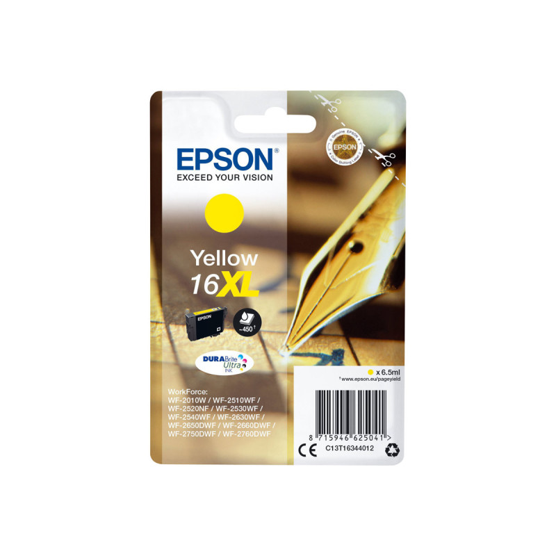 Epson 16XL - XL - jaune - original - cartouche d'encre